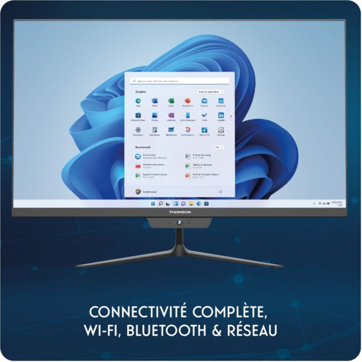 Ordinateur tout-en-un THOMSON A27I51216BK512C