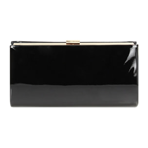 Pochette nera in vernice