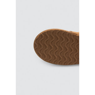 Pantofole da casa con fibbia e pelle di pecora