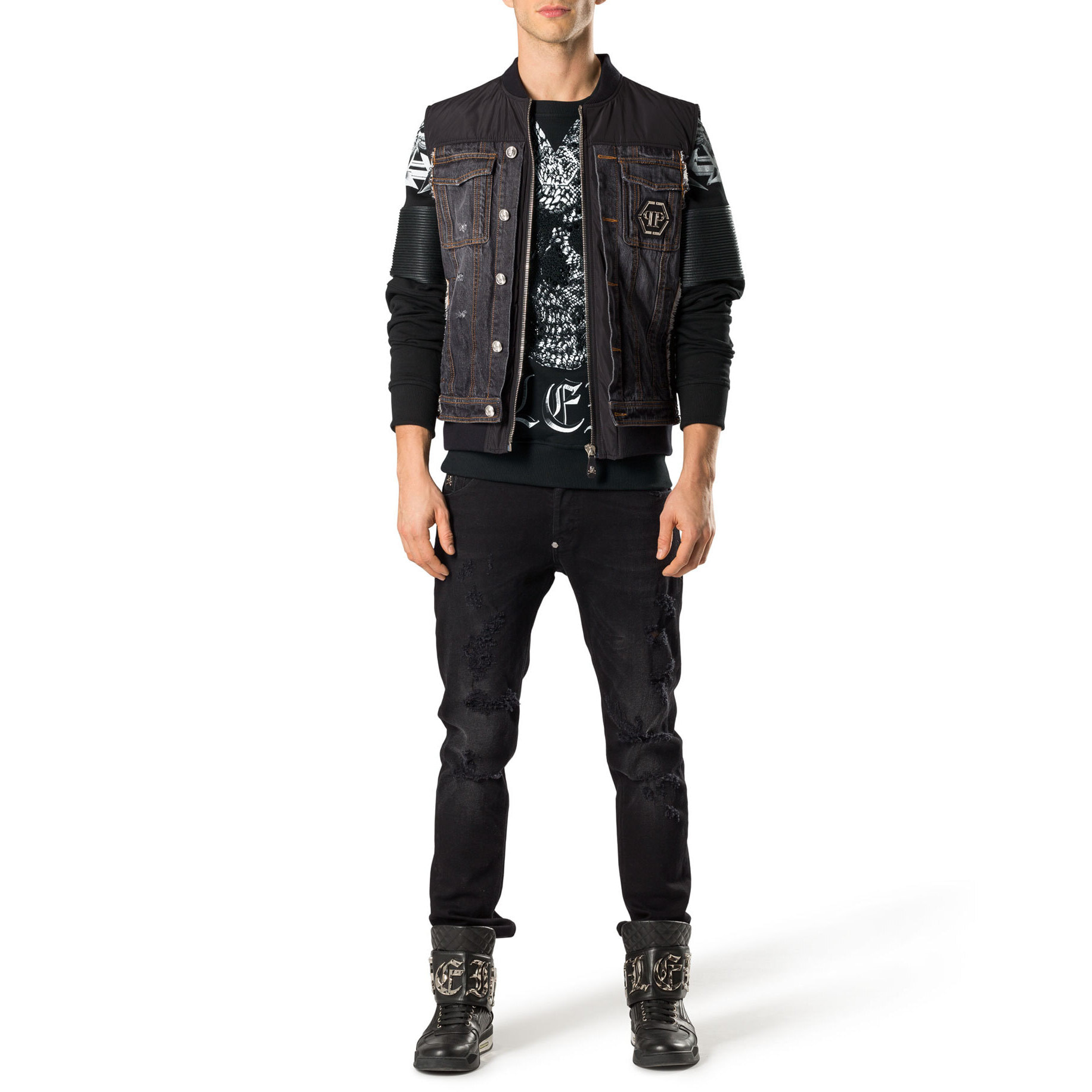 PHILIPP PLEIN Short Vest "Gothic"