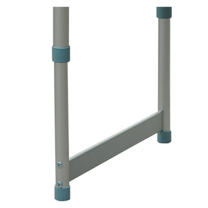 Mesa Plegable como Una Maleta para Playa Camping 60x45x64cm Aluminio Ajustable