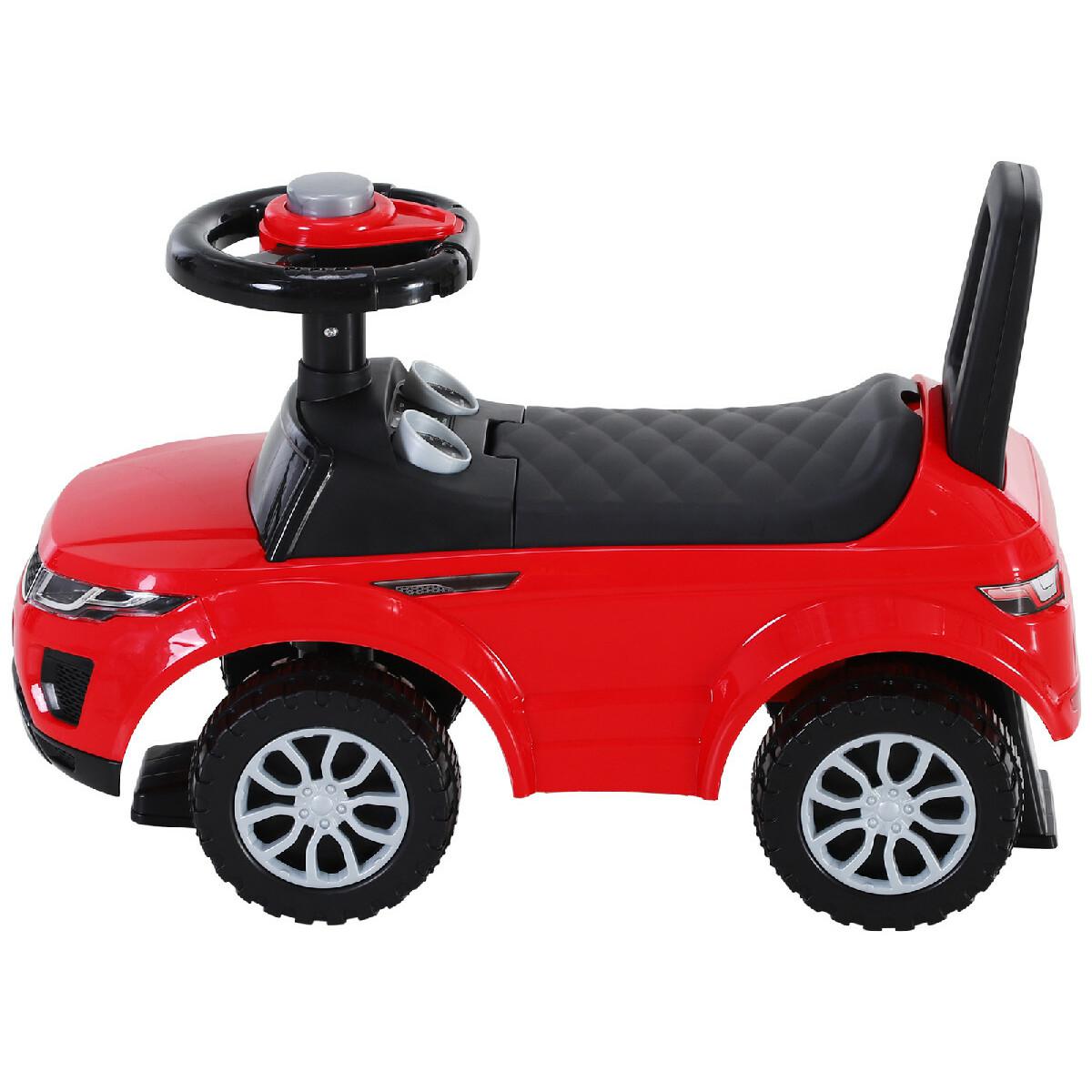 Porteur enfants voiture 12-36 mois coffre klaxon rouge