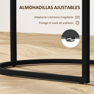 Mesas Auxiliares para Salón Mesas Nido de 2 Piezas con Marco de Acero Mesas de Centro Pequeñas para Dormitorio Sala de Estar Marrón Rústico