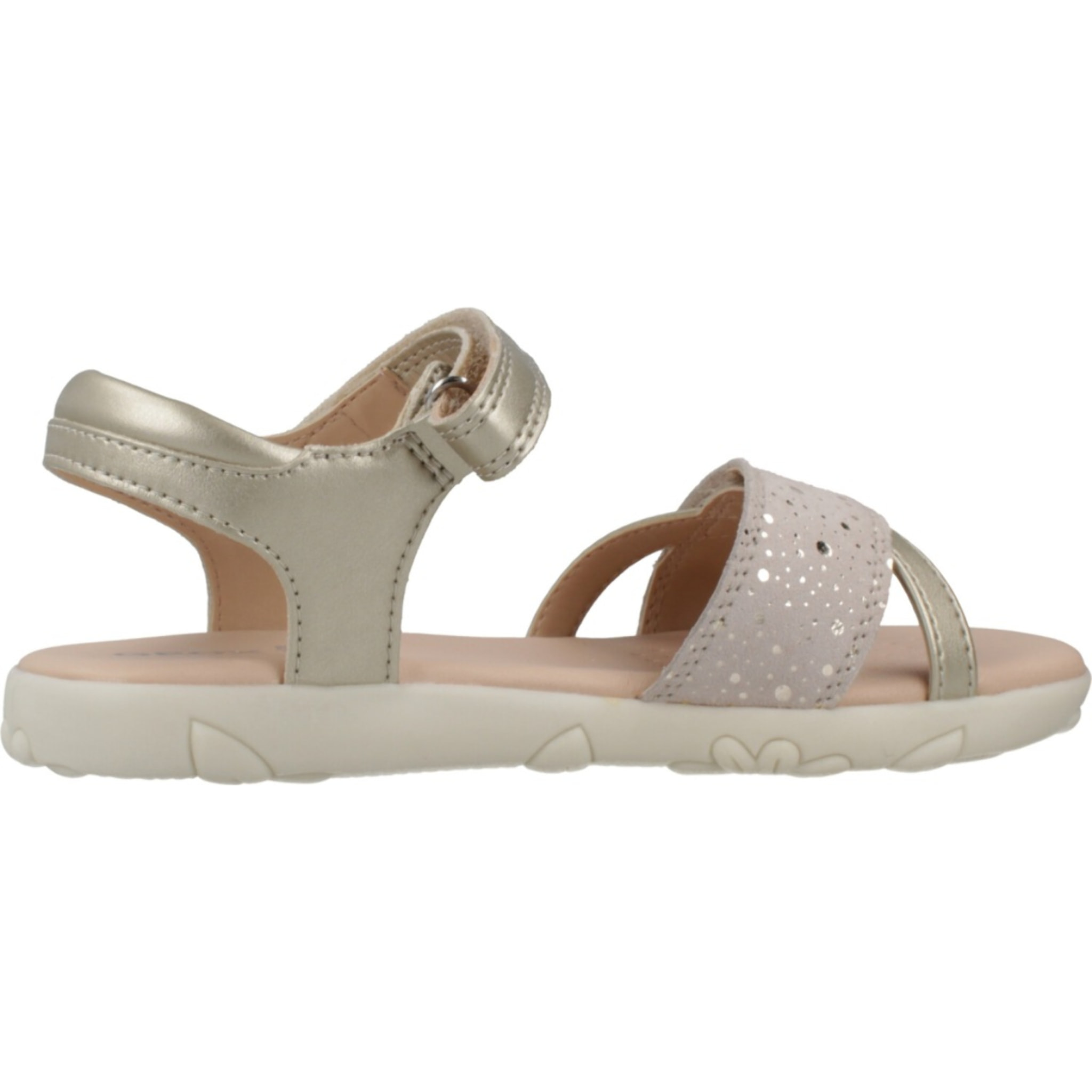 Sandalias Niña de la marca GEOX  modelo J SANDAL HAITI ORO
