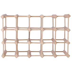 Botellero de haya para 20 botellas