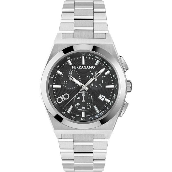 Ferragamo Orologio Cronografo Al Quarzo Vega Upper East Chrono