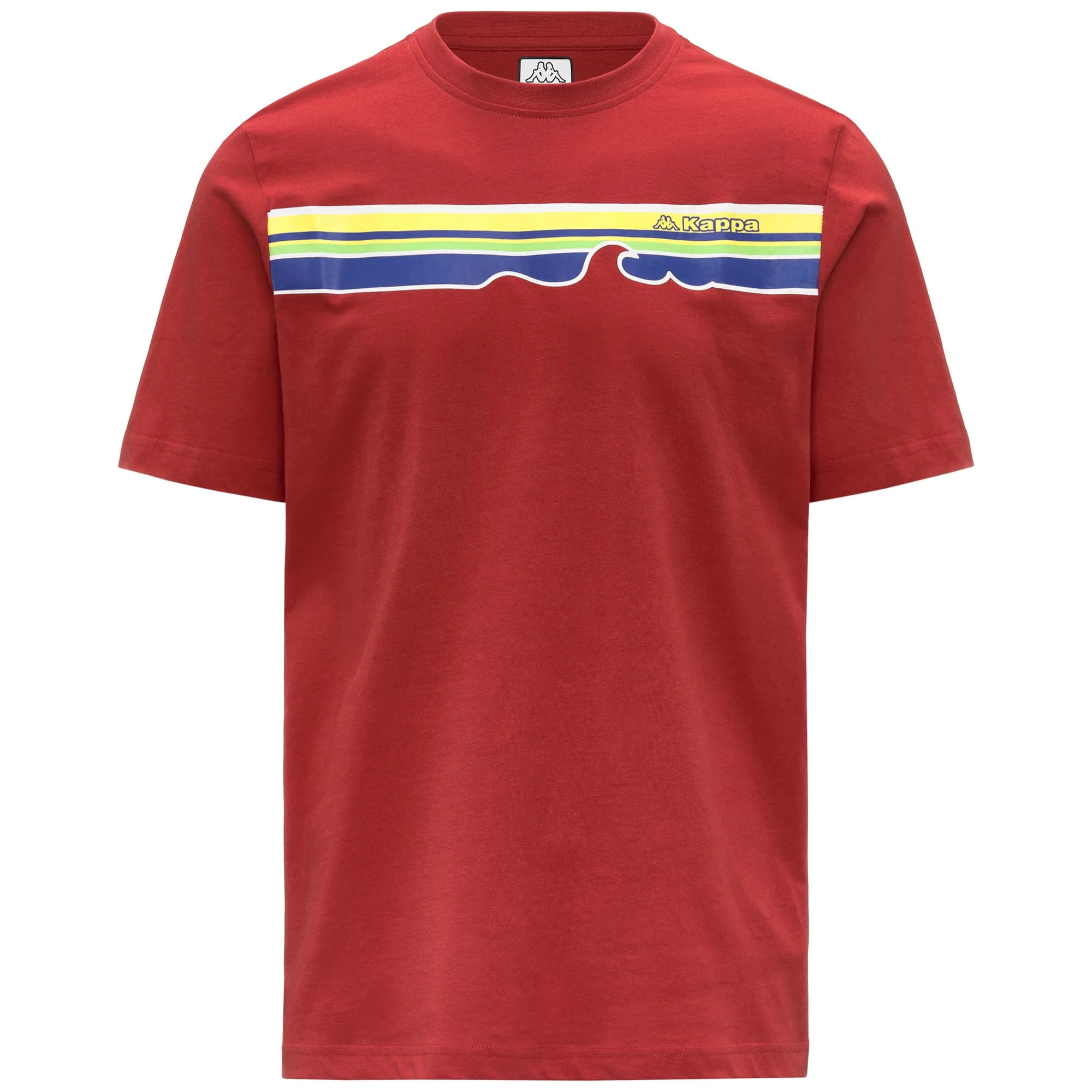 T-Shirts & Top Kappa Uomo Logo Tide 140 Rosso