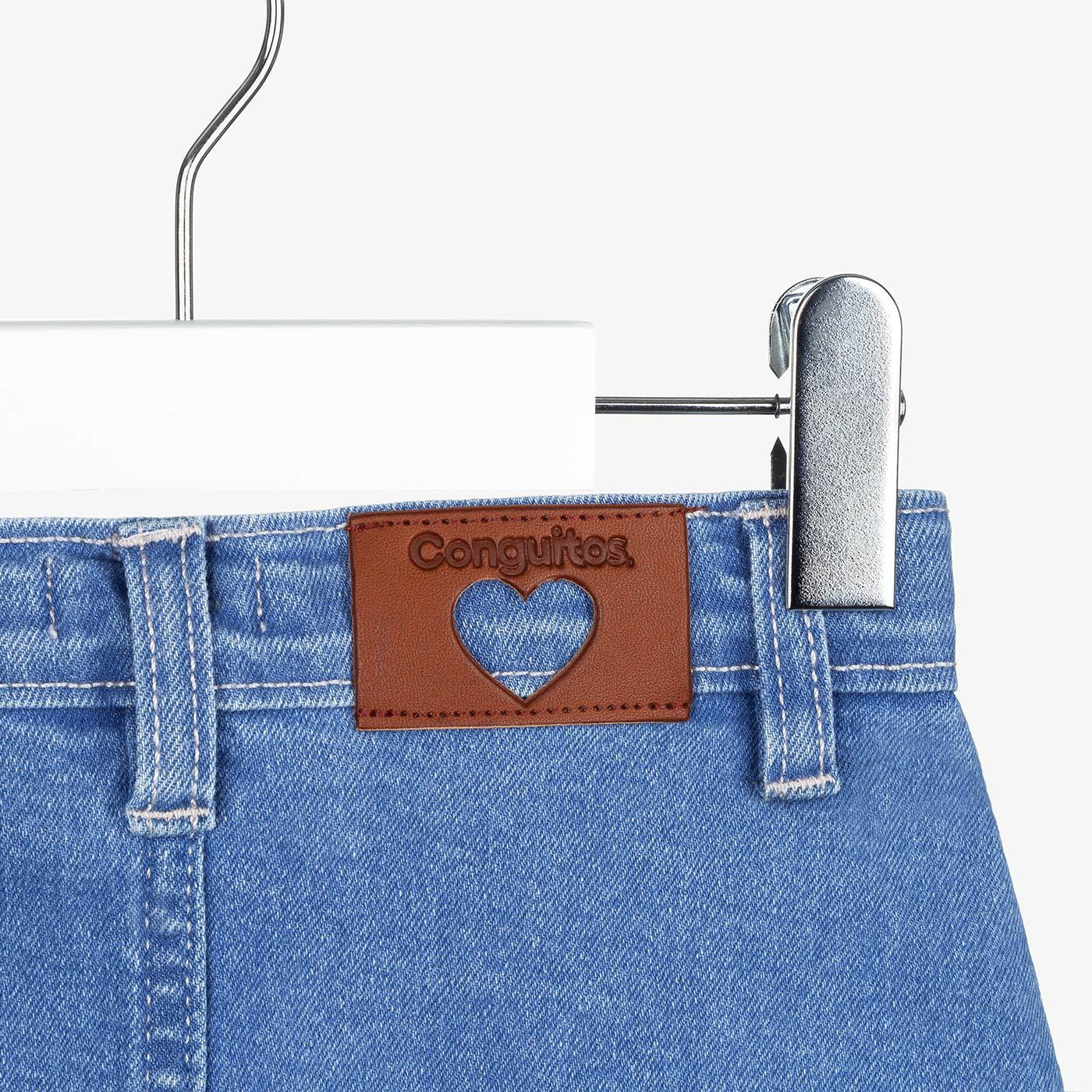 Falda de Niña Volante Denim