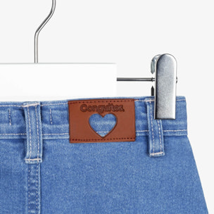 Falda de Niña Volante Denim