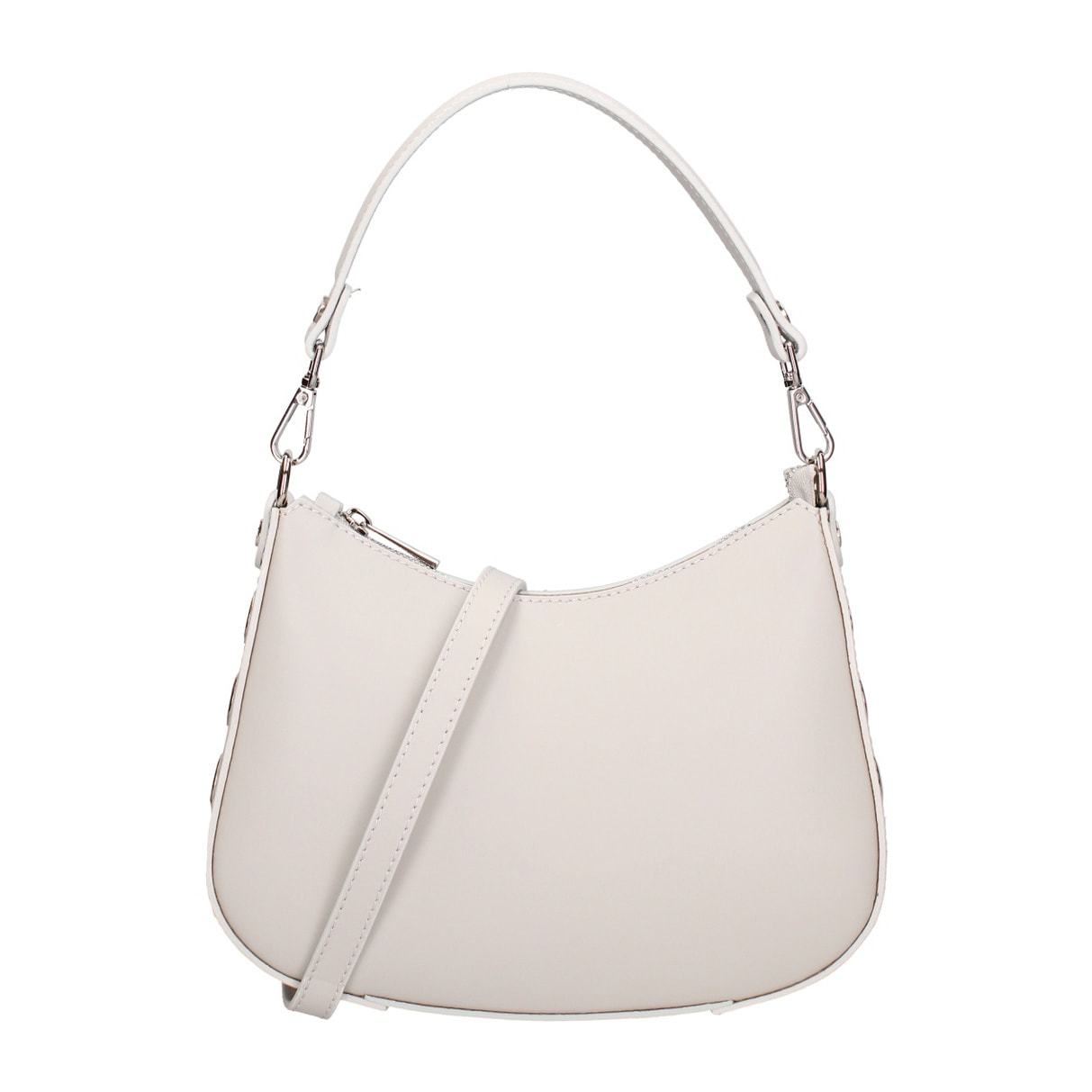 Borsa a spalla da donna - Modello False - 100% pelle ruga - 26.0 x 18.0 x 4.0 cm