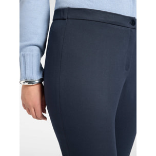Elena Mirò - Pantaloni in jersey misto viscosa - Blu