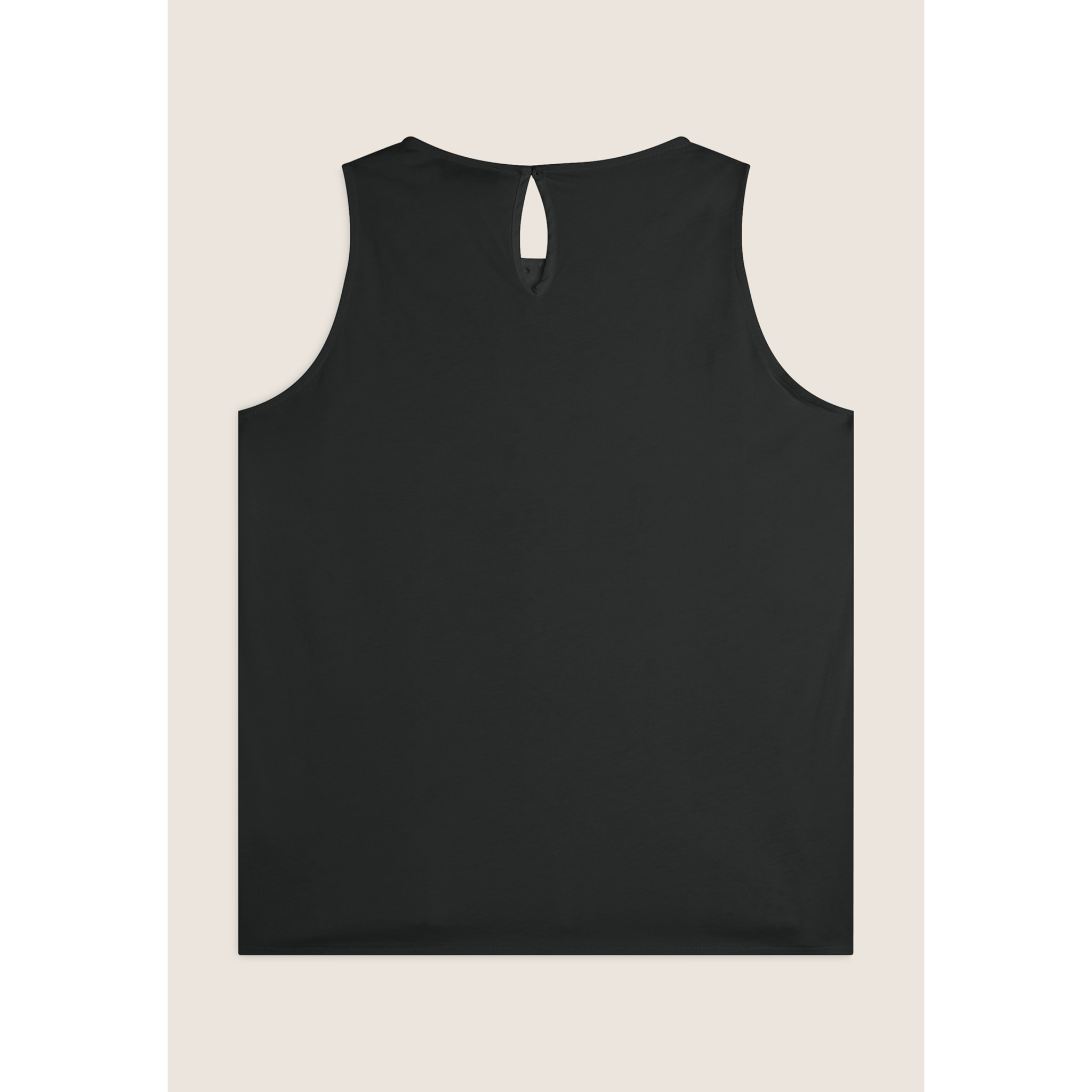 Canotta con fondo svasato e fronte Sangallo