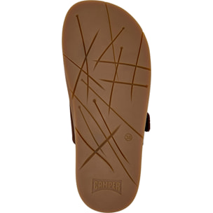 Sandalias - CAMPER Lluc Sandal - Marron - Cuero de gamuza