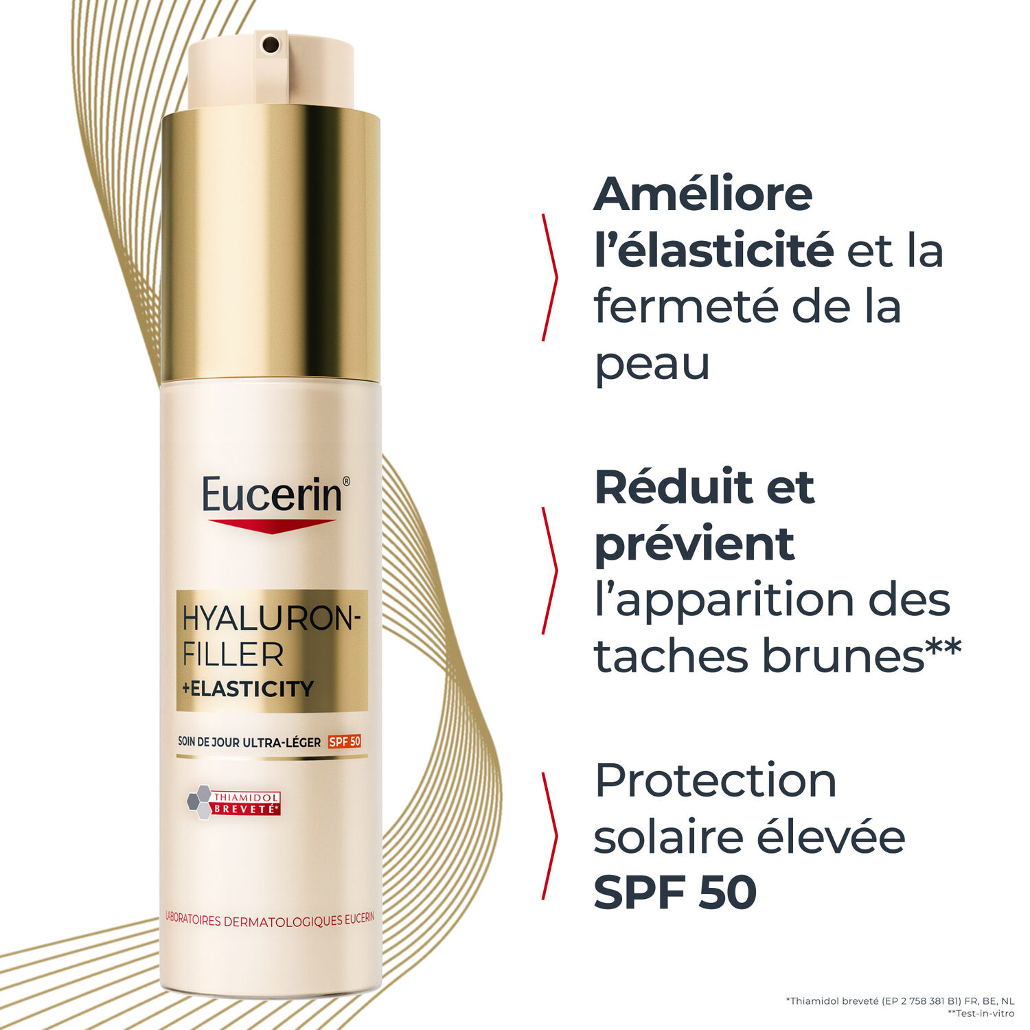 Hyaluron-Filler + Elasticity SPF50  - Soin de Jour Ultra-Léger 50ml