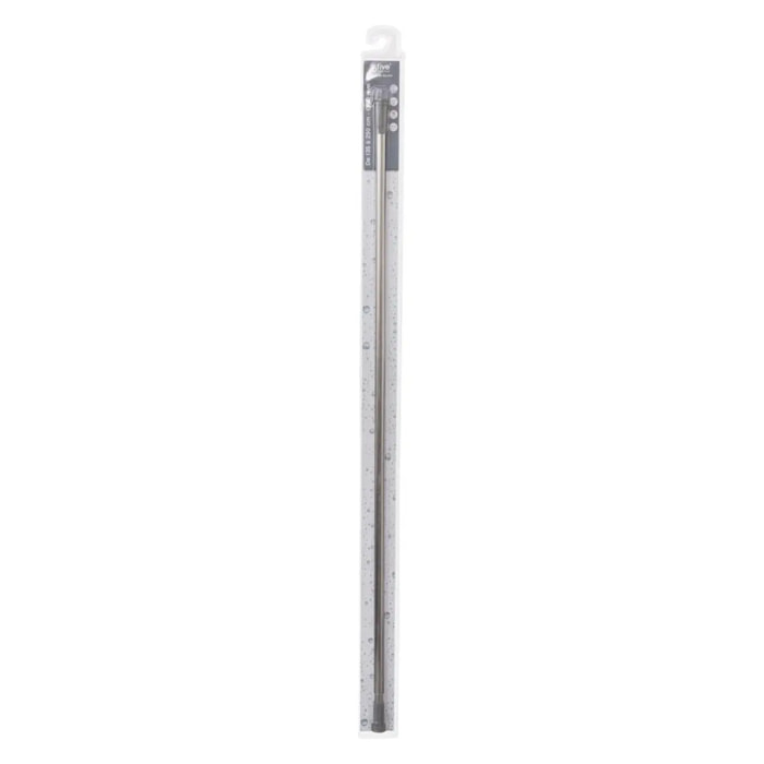 Barre de douche extensible 135x250cm inox
