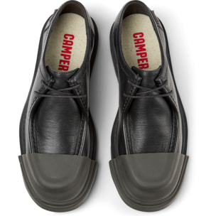 Zapatos de cordones - CAMPER Junction - Negro - Cuero liso