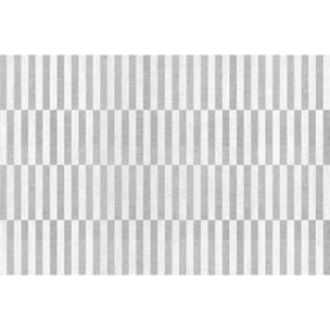 Alfombra de vinilo Dynamic Gris 160x240 cm -PVC antideslizante, vinilica para cocina o salón, lavable, estilo abstracto