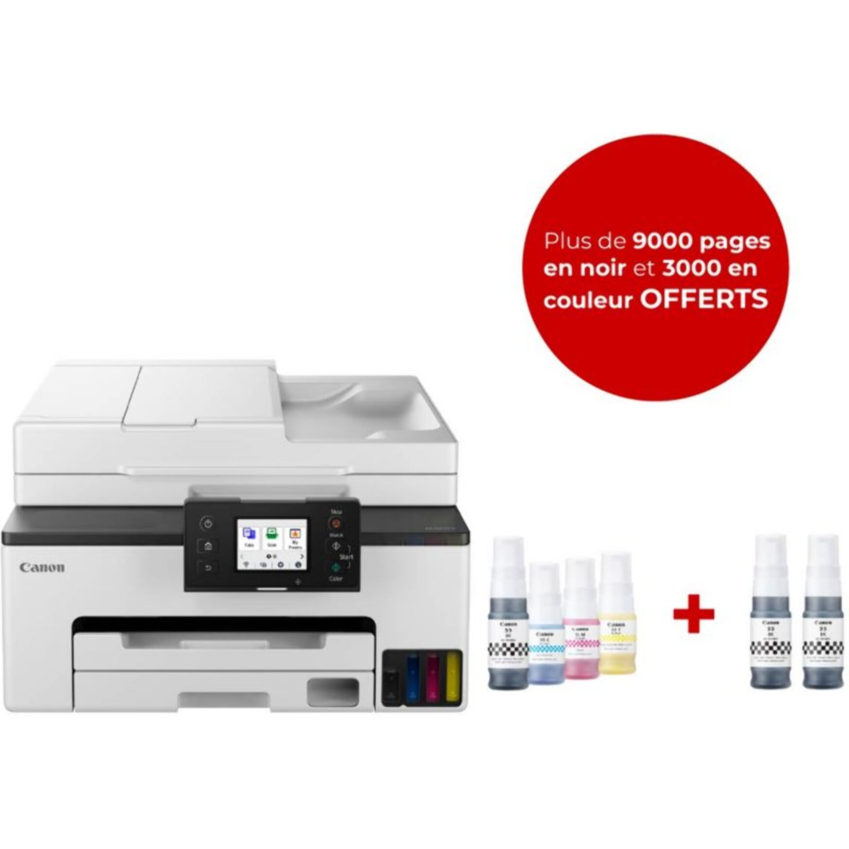 Imprimante jet d'encre CANON Megatank Maxify GX2050 Multi Pack