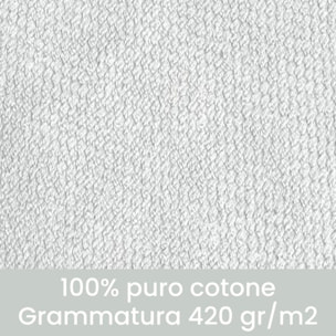 INTRECCI Accappatoio Bichicco in Spugna Tinta Unita Unisex Adulto in Cotone, Accappatoio in Cotone Asciugatura rapida con Tasche e Cappuccio