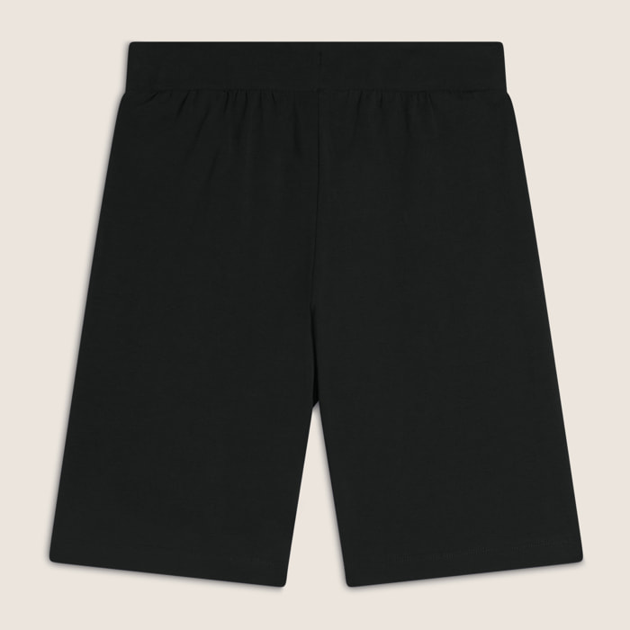 Bermuda in jersey con logo perline