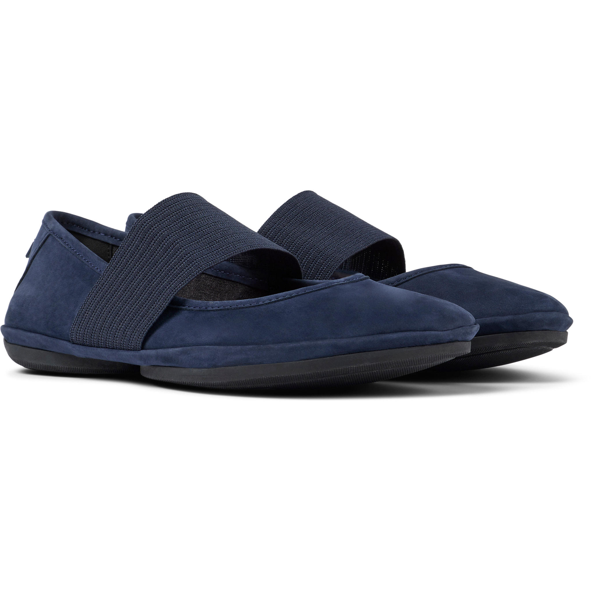 Ballerine - CAMPER Right Nina - Blu - Nubuck