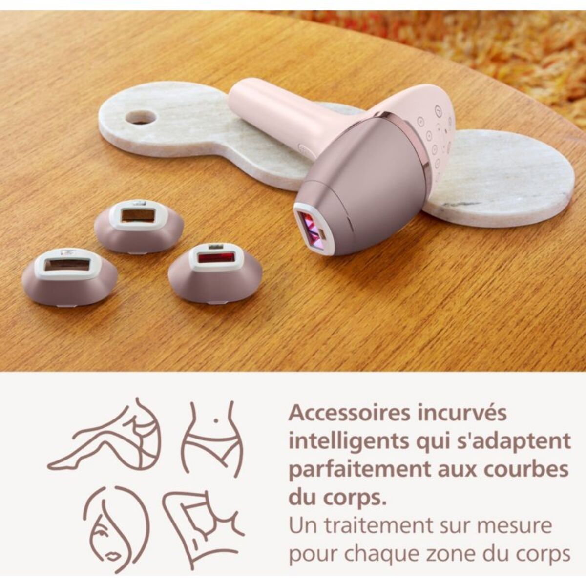 Epilateur lumière pulsée PHILIPS Lumea Series 9000 BRI958/00