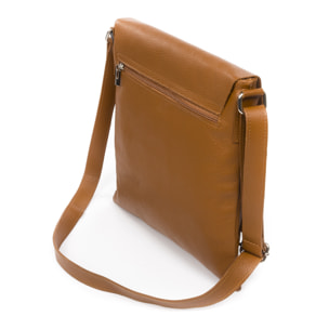 Agnadello Borsa Messenger Donna. Vera Pelle Dollaro.