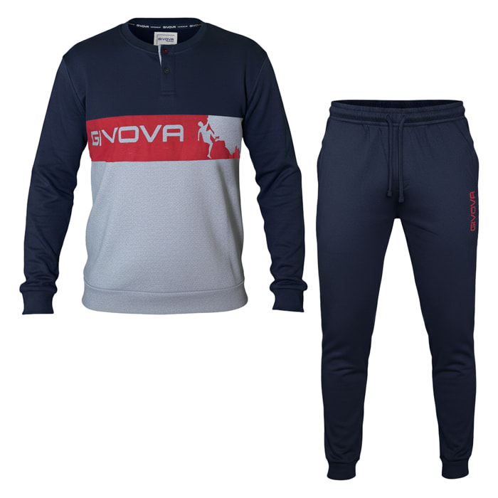 Pigiama Lungo Uomo GIVOVA Caldo Cotone Interlock