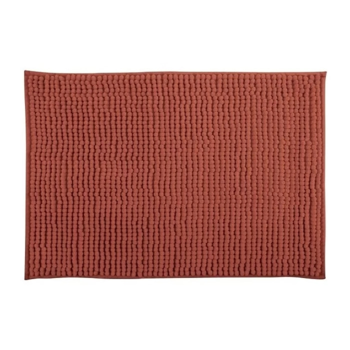 Tapis de bain Microfibre CHENILLE Terracotta MSV