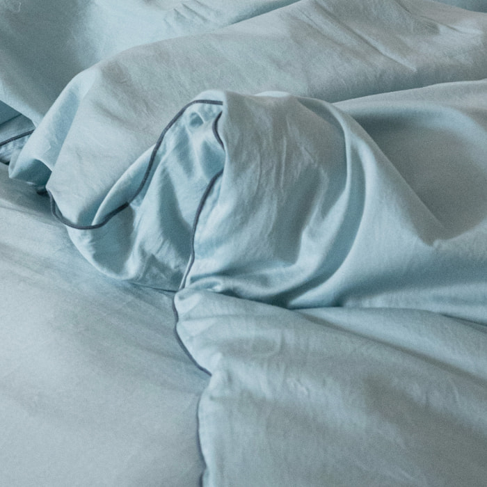 Housse de Couette en satin de coton lavé, RÊVE SATINÉ