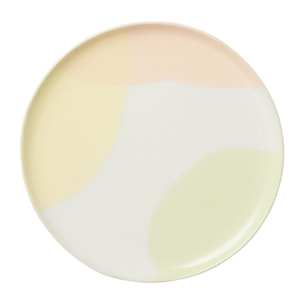 J-Line assiette Point - porcelaine - mix - small - 4 pcs