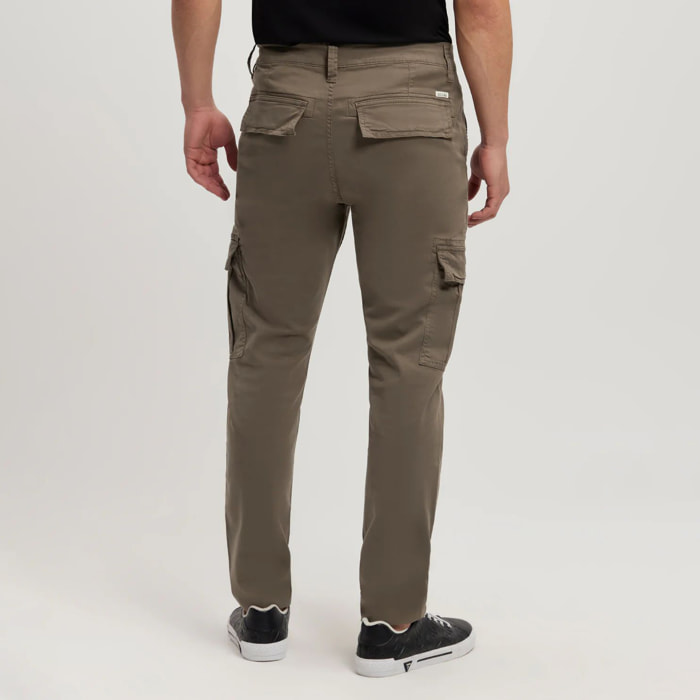 Pantalon Lonta - inspiration cargo - coton - taupe