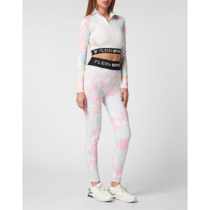 PLEIN SPORT Sport Leggings CAMOUFLAGE