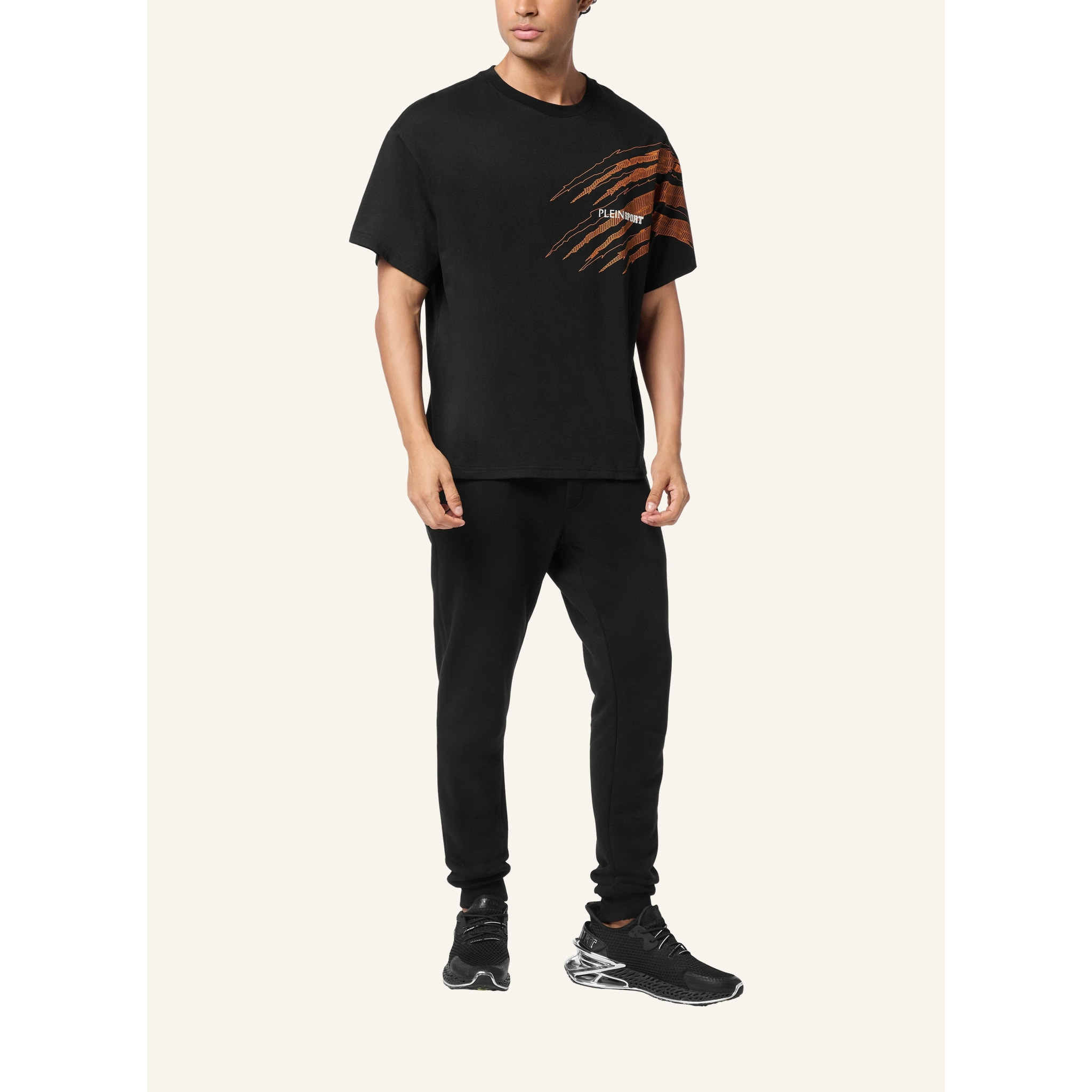 PLEIN SPORT Camiseta Cuello Redondo Ss SCRATCH