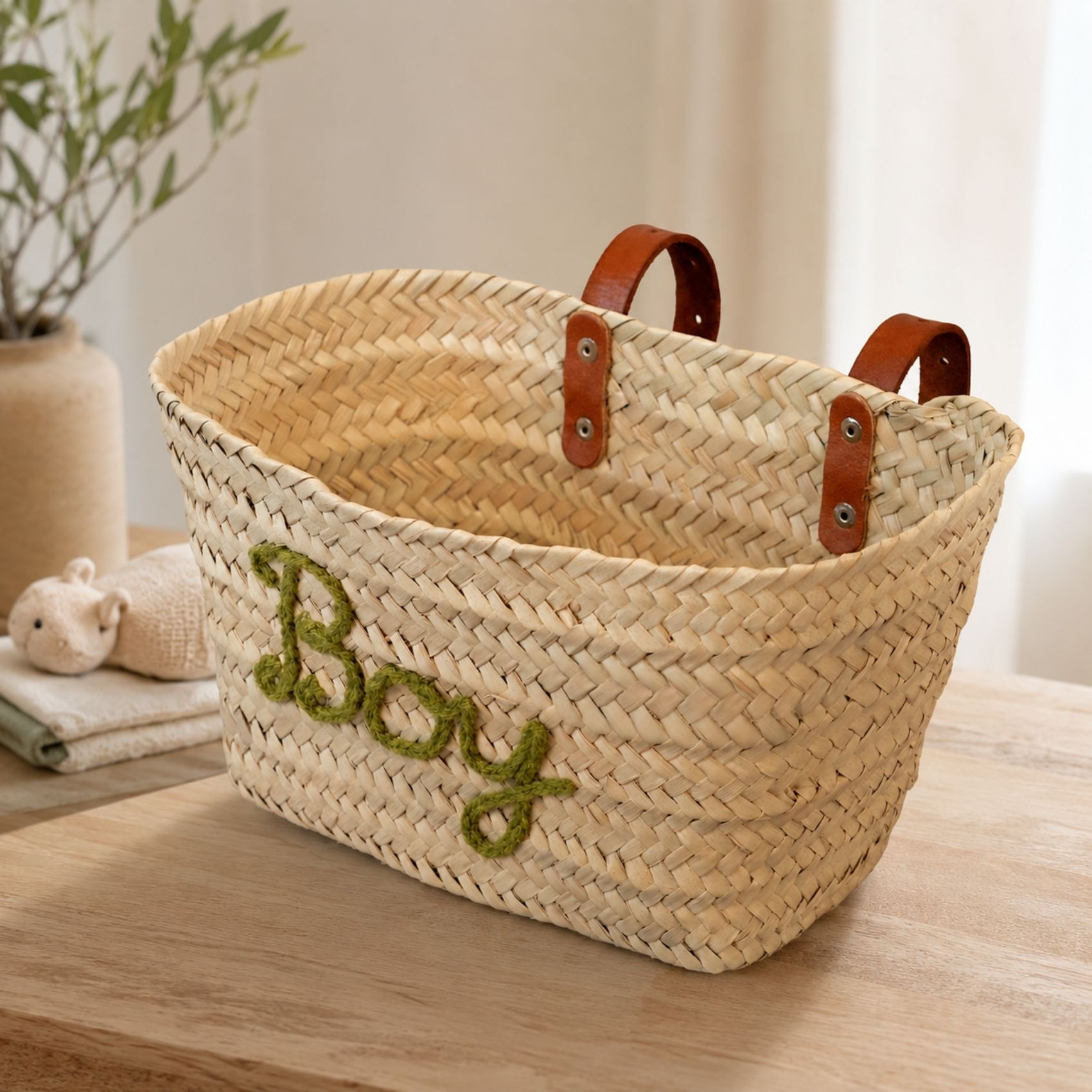 Panier vélo 'Boy' - Vert