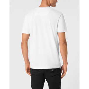 PHILIPP PLEIN Camiseta de cuello redondo y manga corta RACING