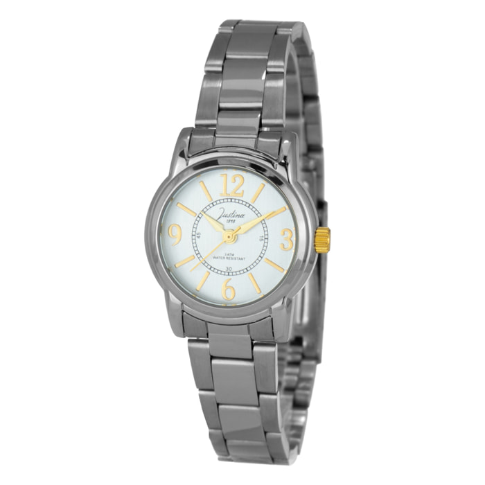 Reloj Justina JPW51 Mujer Analogico Cuarzo con Correa de Acero