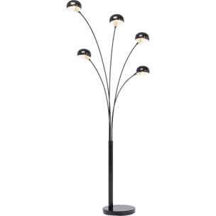 Lampadaire Five Fingers 201cm noir mat Kare Design