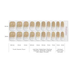 Stickers gel - 0039 Golden Gradient
