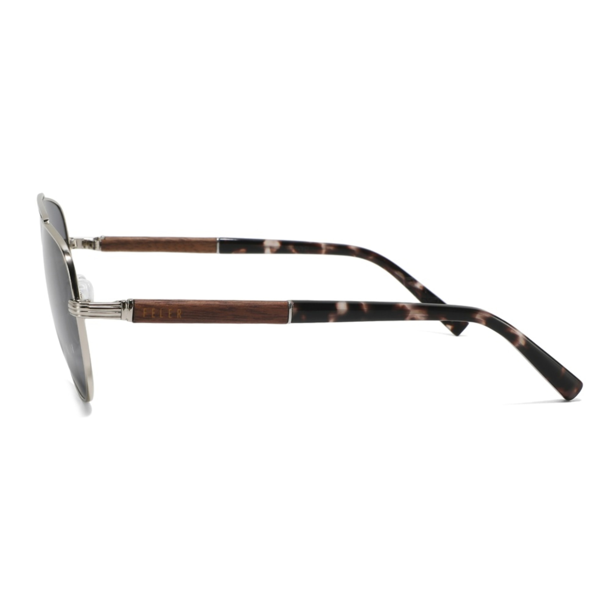 Gafas de Sol Feler 1712-7 Polarizadas de Madera Unisex 58 mm