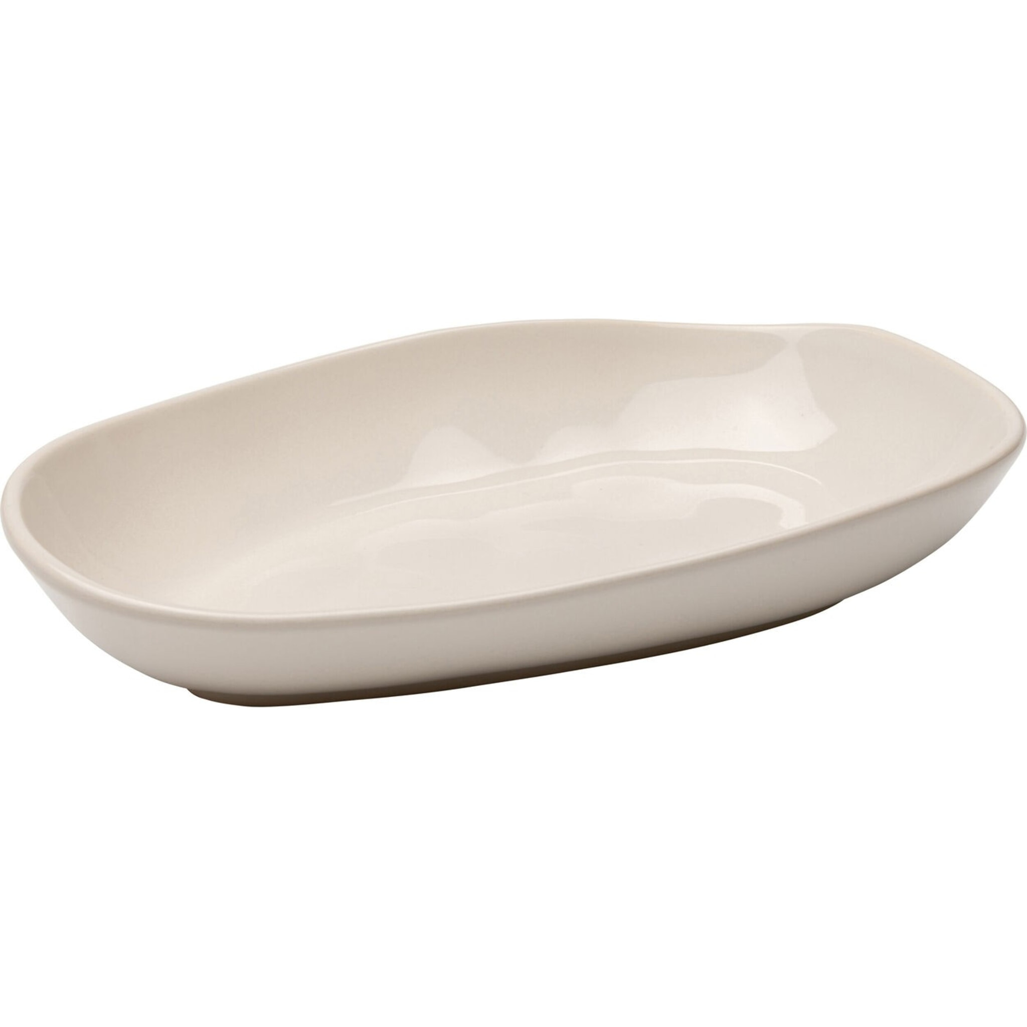 Assiettes creuses Organic 25cm crème set de 4 Kare Design