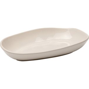 Assiettes creuses Organic 25cm crème set de 4 Kare Design