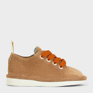 SCARPA ALLACCIATA P01 RAGAZZO IN SUEDE BISCOTTO-ARANCIO BRUCIATO