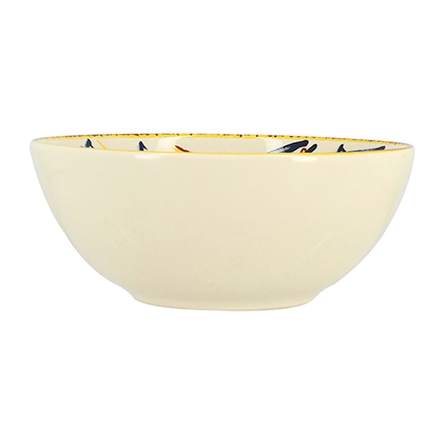 Lot de 6 coupelles 500ml en grès à motif poisson MARIUS