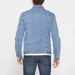 GIACCA DI JEANS DA UOMO MOD. TRUCKER IN DENIM STRETCH