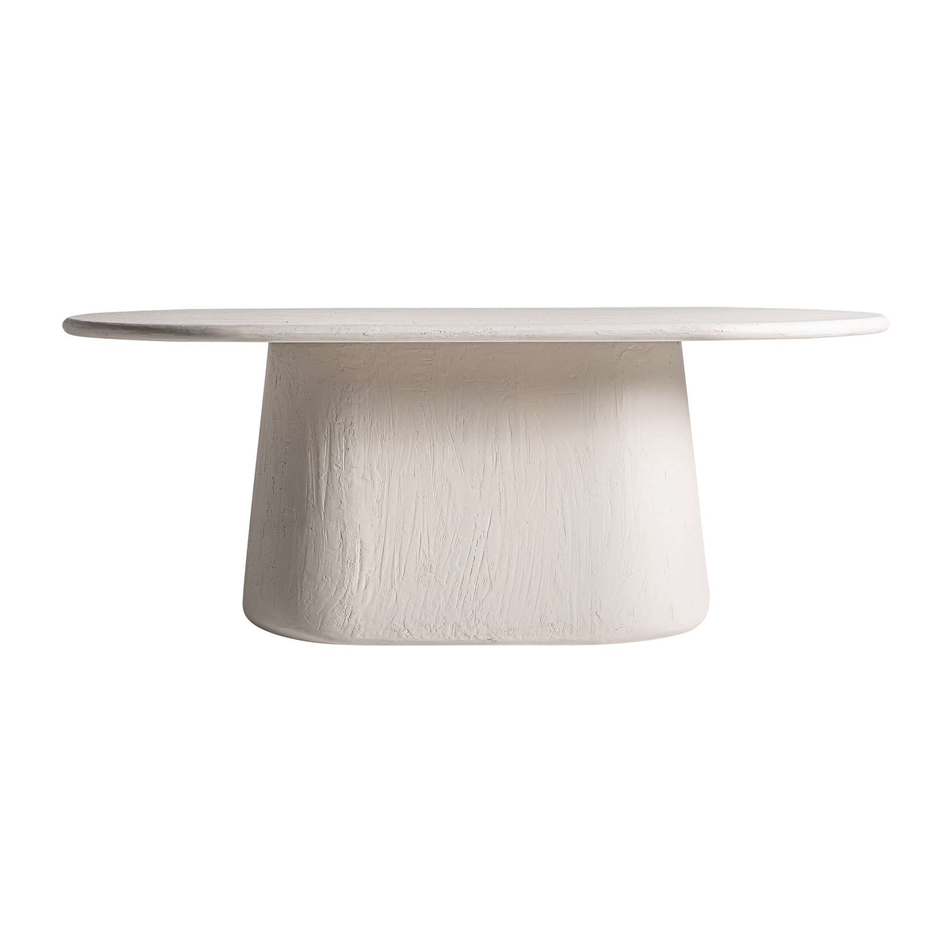 Mesa comedor de madera de mango en color blanco roto de 200x100x76cm