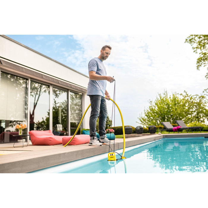 Pompe d'évacuation eau claire Karcher SP 9.000 Flat - piscine - vide cave