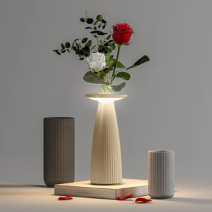 Lampe de table sans fil vase FLORA H20CM
