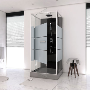 Cabine de douche carrée 80x80x220cm - SCRATCHY 80