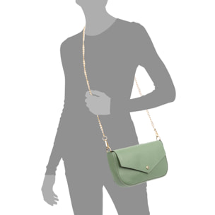 Bellizzi Bolso de hombro Mujer. Piel auténtica Dollaro